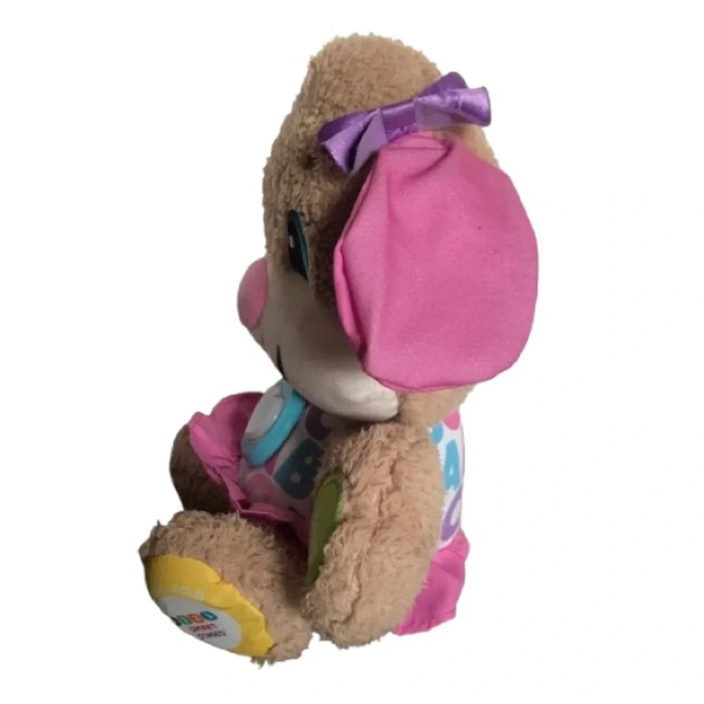 Fisher-Price Laugh & Learn Smart Stages Sis Puppy Plush - EUC